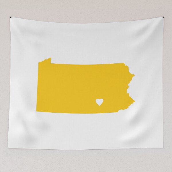 Item preview, Pennsylvania Love in Mustard designed and sold by Maren Misner.