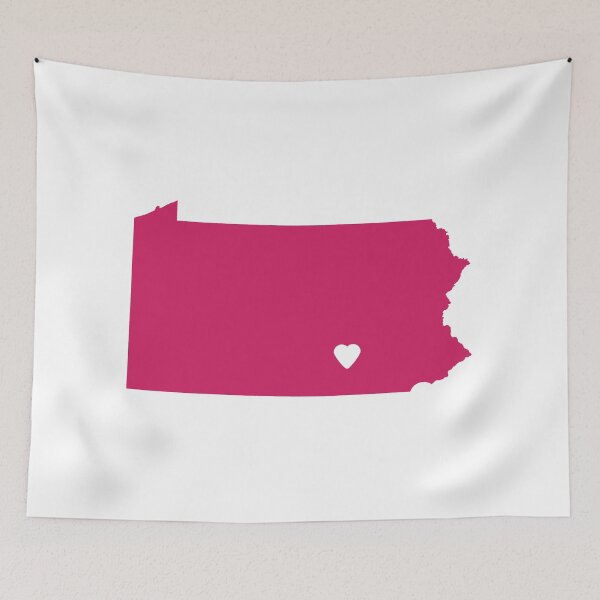 Item preview, Pennsylvania Love in Magenta designed and sold by Maren Misner.
