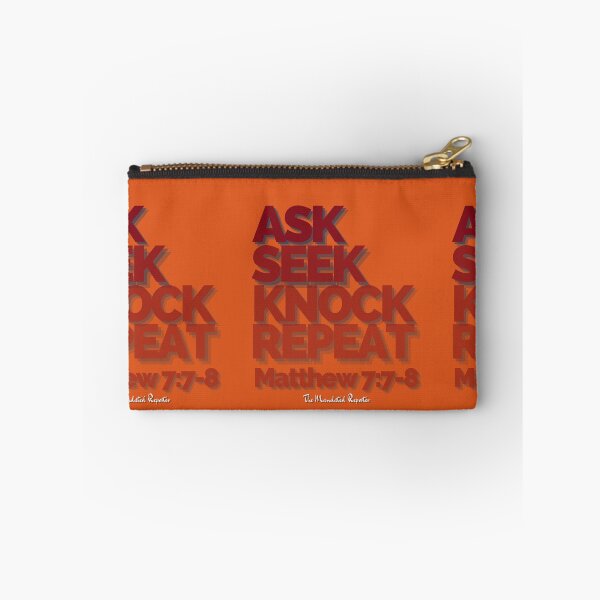 Item preview, Ask Seek, Knock Repeat -  Jacinth designed and sold by TheReporter1.