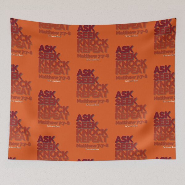 Item preview, Ask Seek, Knock Repeat -  Jacinth designed and sold by TheReporter1.