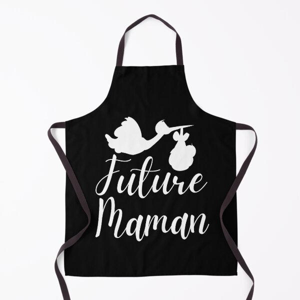 Aperçu de l'œuvre Future maman cigogne noir et blanc créée et vendue par Jenmag.