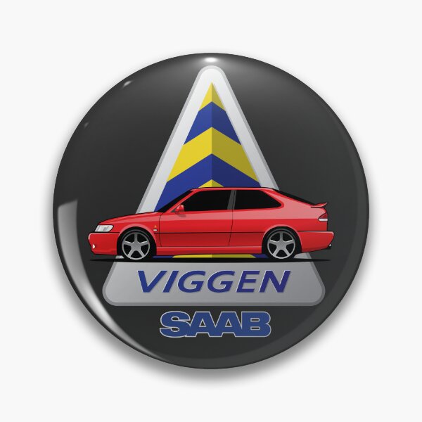 Item preview, SAAB Viggen Red Illustration designed and sold by blackdogshop.