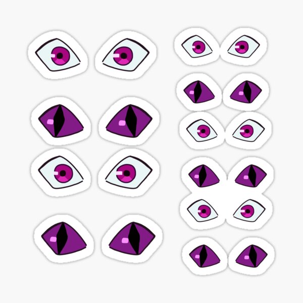 "Kipo Eyes Sticker Set Pink Jaguar Mega Mute Kipo And The Age Of