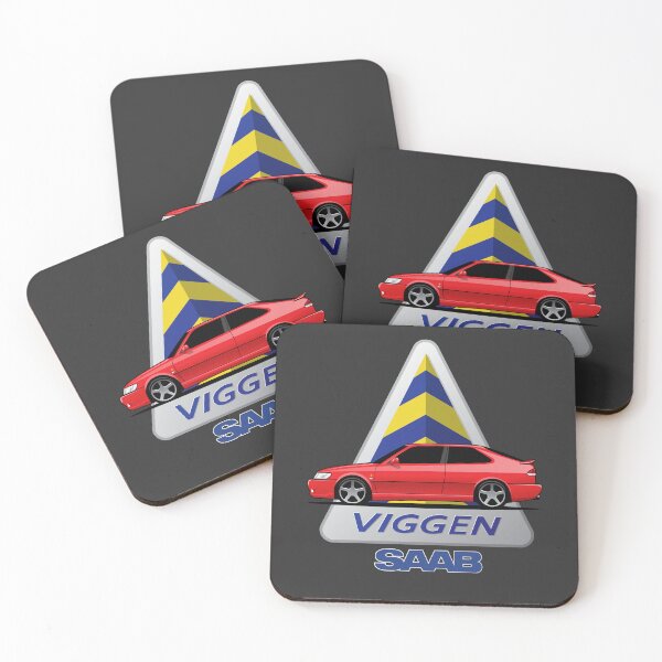 Item preview, SAAB Viggen Red Illustration designed and sold by blackdogshop.