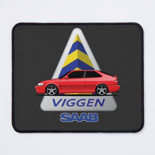 Item preview, SAAB Viggen Red Illustration designed and sold by blackdogshop.