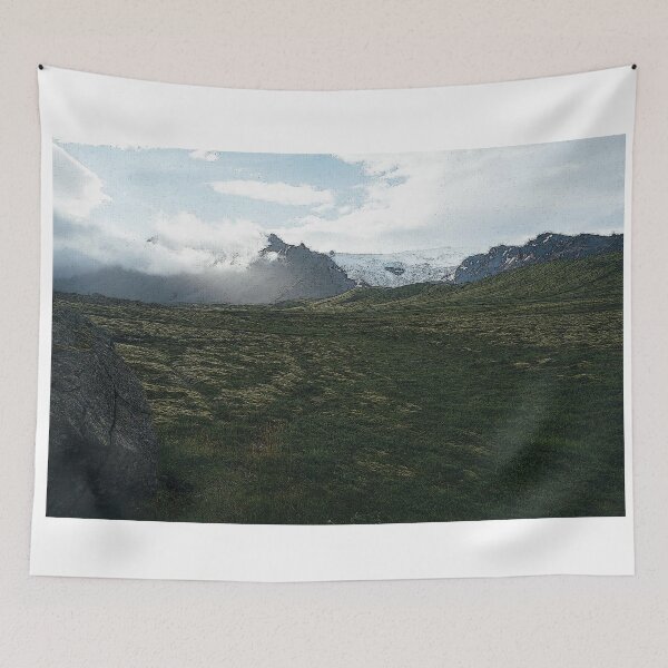 Item preview, Iceland Glacier Landscape Design Painting  designed and sold by randomtdesigns.