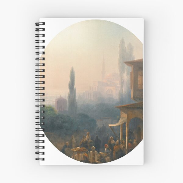 Item preview, A Market Scene In Constantinople, With The Hagia Sophia Beyond-  Ivan Konstantinovich Aivazovsky  designed and sold by TeeARTHY.