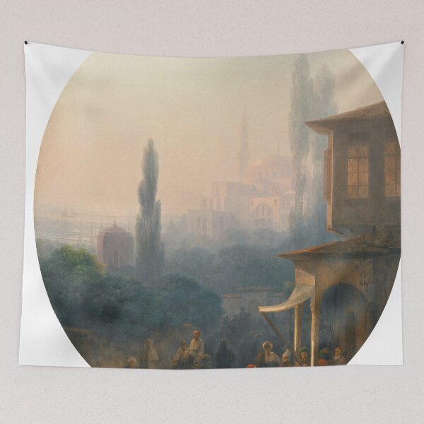 Item preview, A Market Scene In Constantinople, With The Hagia Sophia Beyond-  Ivan Konstantinovich Aivazovsky  designed and sold by TeeARTHY.