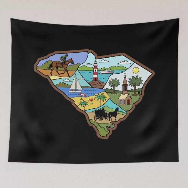Item preview, Vintage Charleston Columbia South Carolina Myrtle Beach Souvenir designed and sold by merchzy.
