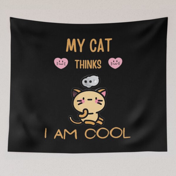 Item preview, my cat thinks i'm cool designed and sold by Trucker10.