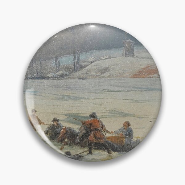 Item preview, Hauling a Horse and Cart out of the Ice -  Ivan Konstantinovich Aivazovsky  designed and sold by TeeARTHY.
