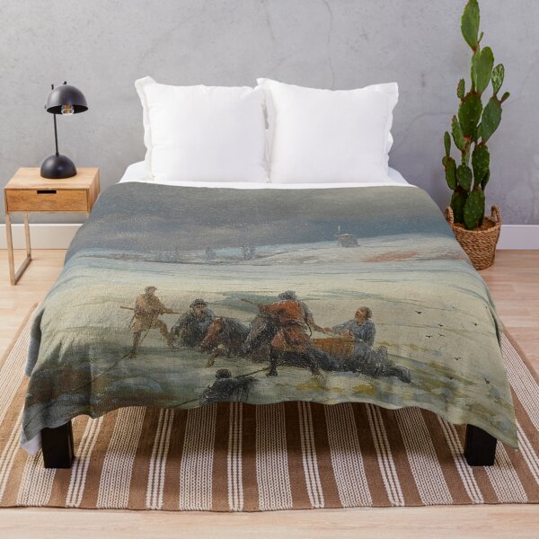 Item preview, Hauling a Horse and Cart out of the Ice -  Ivan Konstantinovich Aivazovsky  designed and sold by TeeARTHY.