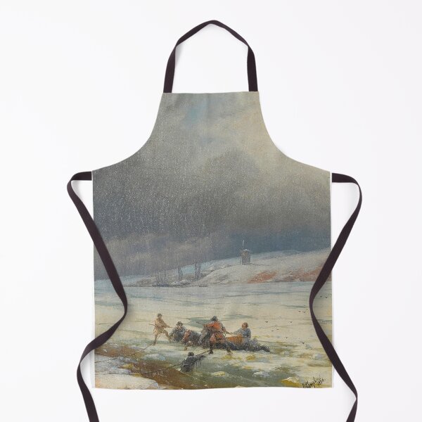 Item preview, Hauling a Horse and Cart out of the Ice - Ivan Konstantinovich Aivazovsky designed and sold by TeeARTHY.