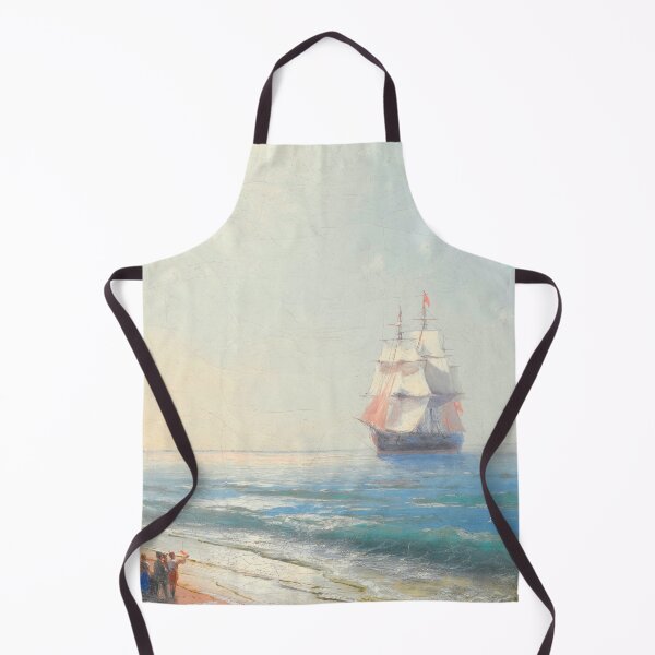Item preview, Crimea -Vintage Sailing Ship Painting- Ivan Konstantinovich Aivazovsky designed and sold by TeeARTHY.