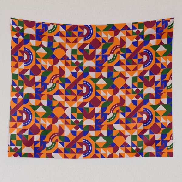 Item preview, geometric colorful patterns conceptual Art - Abstract Neo Geo graphic design designed and sold by Design Repo.