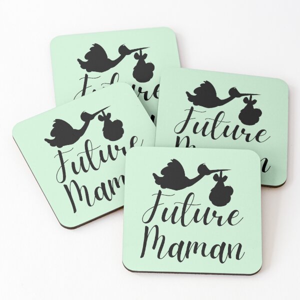 Item preview, Future mother white and black stork designed and sold by Jenmag.