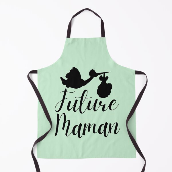 Aperçu de l'œuvre Future maman cigogne blanc et noir créée et vendue par Jenmag.