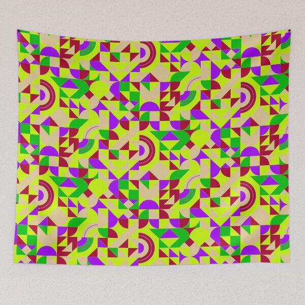 Item preview, geometric colorful patterns conceptual Art - Abstract Neo Geo graphic design designed and sold by Design Repo.