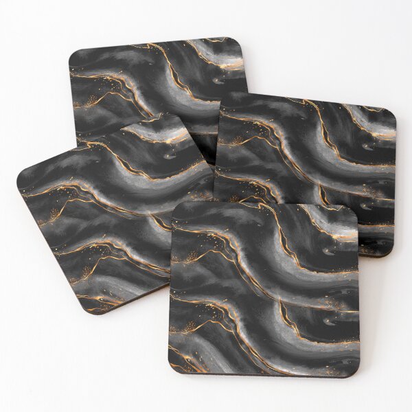 Item preview, Black and golden marble designed and sold by Alizo  Antique.