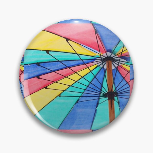 Item preview, rainbow umbrella underneath spokes  designed and sold by cheekylorns.
