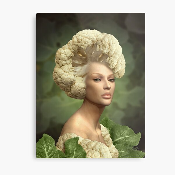 Charismatic Cauliflower Metal Print
