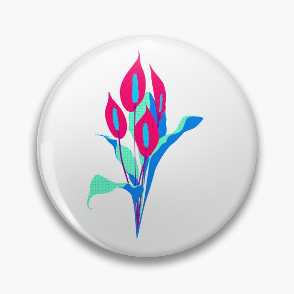 Item preview, Retro 70s Floral Design Decor Anthurium   designed and sold by David Thibodeaux.