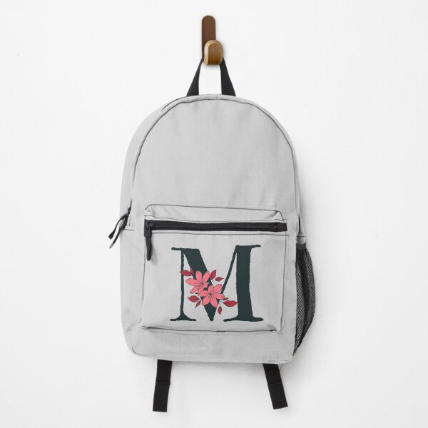 Item preview, Pink floral M monogram designed and sold by Coffee Lifestyle.