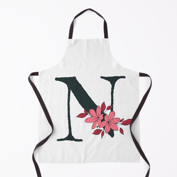 Item preview, Pink floral N monogram designed and sold by Lyssarien.