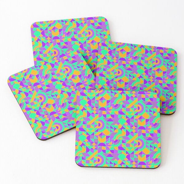 Item preview, geometric colorful patterns conceptual Art - Abstract Neo Geo graphic design designed and sold by Design Repo.