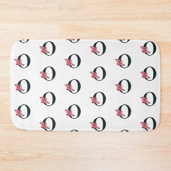 Item preview, Pink floral O monogram designed and sold by Lyssarien.