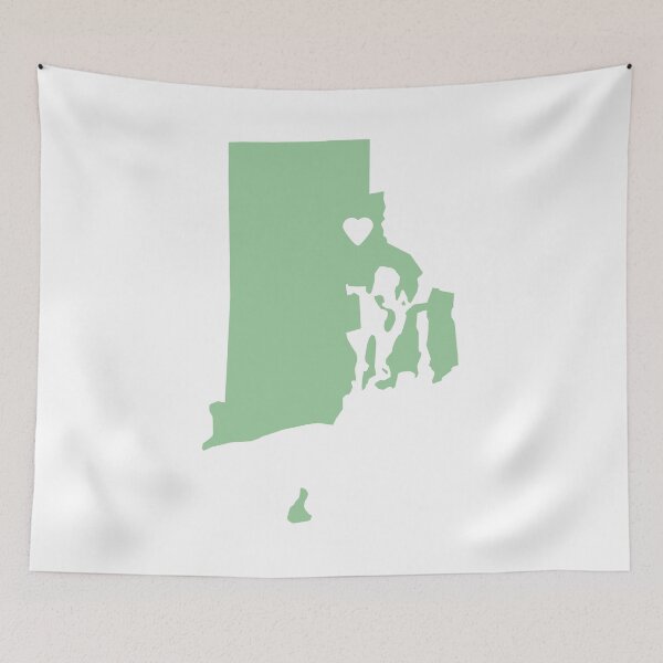 Item preview, Rhode Island Love in Sage designed and sold by Maren Misner.