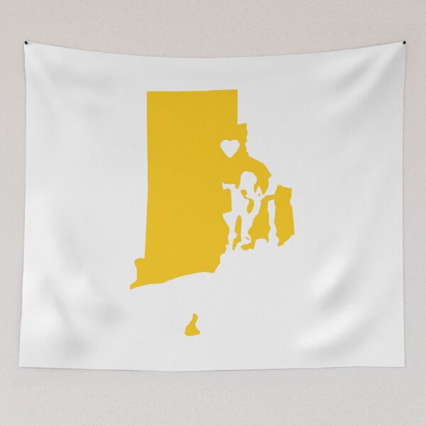 Item preview, Rhode Island Love in Mustard designed and sold by Maren Misner.