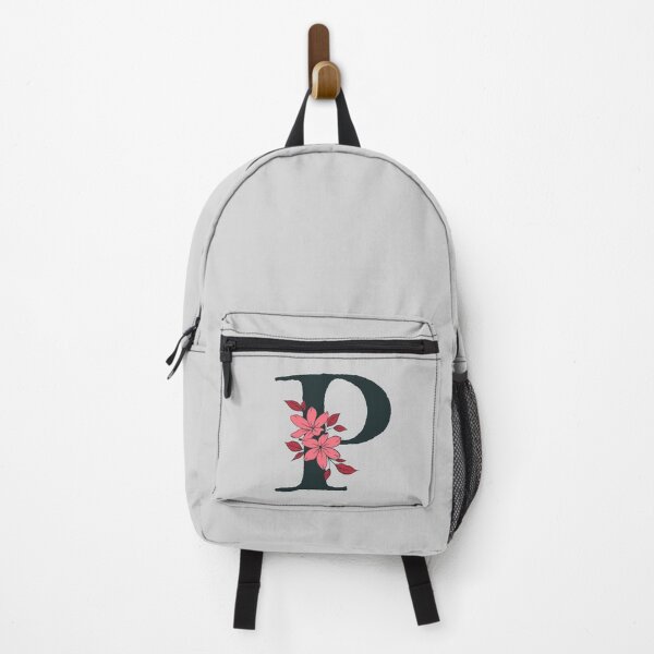 Item preview, Pink floral P monogram designed and sold by Coffee Lifestyle.