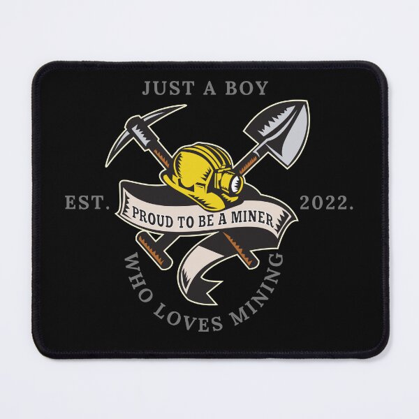 Item preview, Just a Boy Who Loves Mining 2022 Miner designed and sold by kubix81.