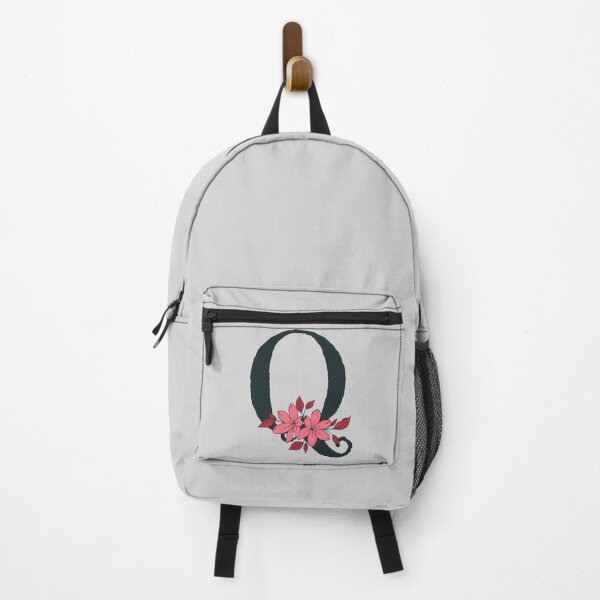 Item preview, Pink floral Q monogram designed and sold by Coffee Lifestyle.