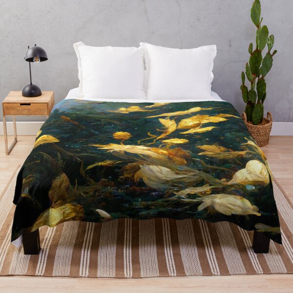 Item preview, Yellow flowers underwater designed and sold by cyberdreams-art.