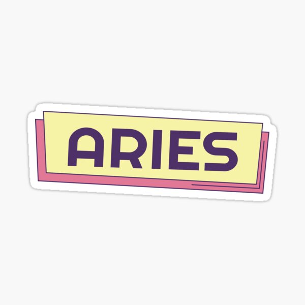 Aries Sticker
