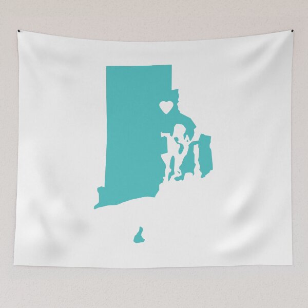Item preview, Rhode Island Love in Turquoise designed and sold by Maren Misner.