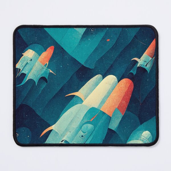 Item preview, Rockets pattern wallpaper designed and sold by ontano.