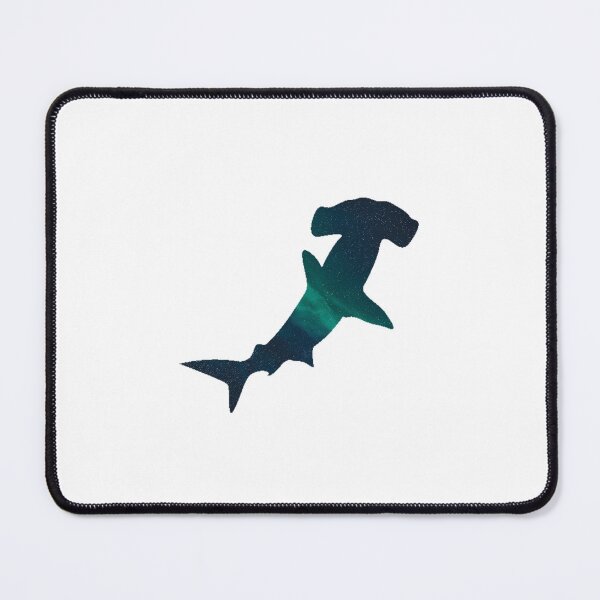 Item preview, Hammerhead Shark Northern Lights Silhouette designed and sold by ThisIsMugLife.