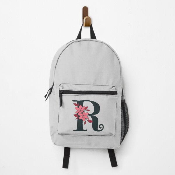 Item preview, Pink floral R monogram designed and sold by Coffee Lifestyle.