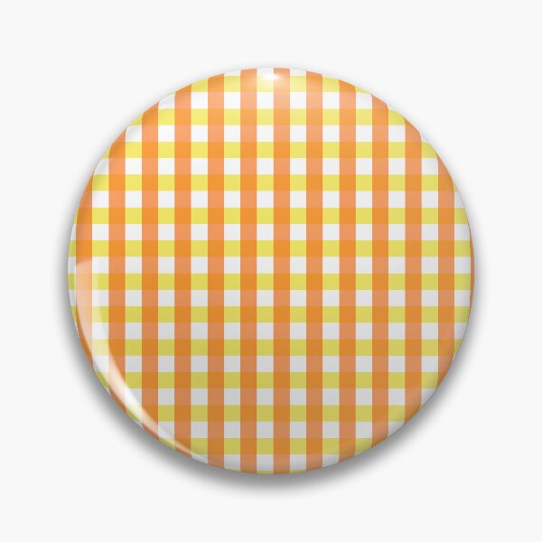 Item preview, Orange and Yellow Gingham Candy Corn colors designed and sold by 8PawsStudio.