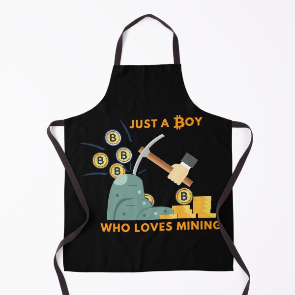 Item preview, Just a Boy Who Loves Mining Coins Miner designed and sold by kubix81.