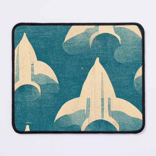 Item preview, Rockets pattern wallpaper designed and sold by ontano.