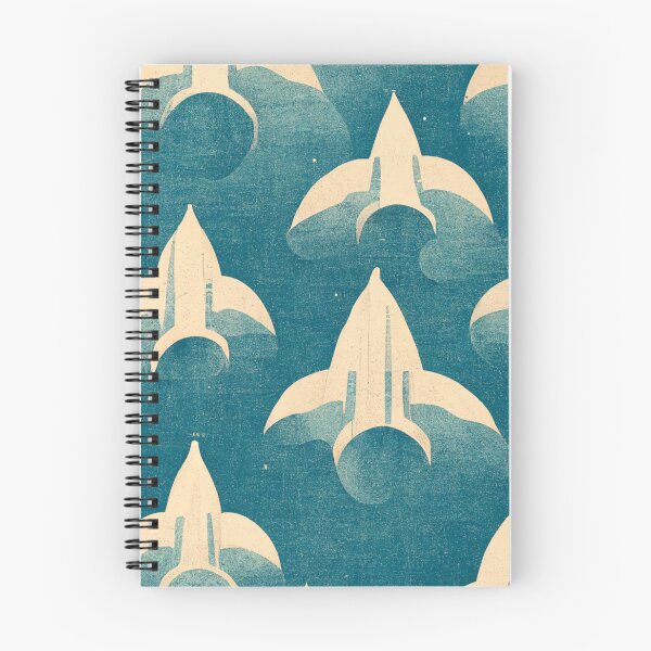 Item preview, Rockets pattern wallpaper designed and sold by ontano.