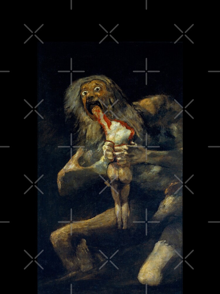 Saturn Devouring His Son by Francisco Goya  iPhone Case
