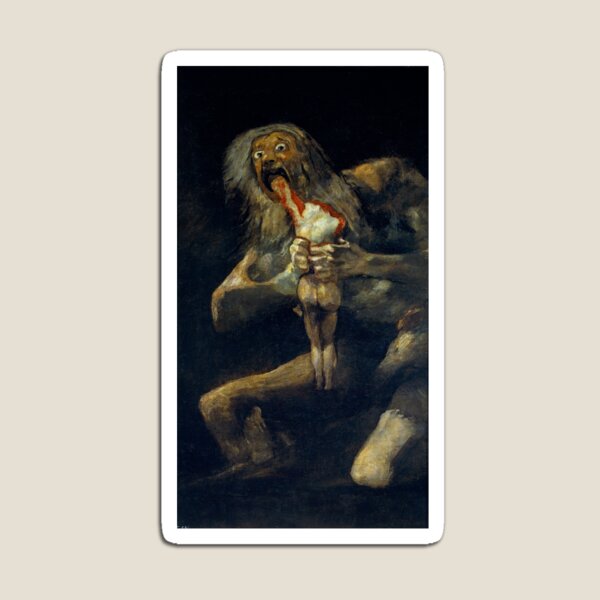 Aperçu de l'œuvre Saturne dévorant son fils de Francisco Goya créée et vendue par TeeARTHY.