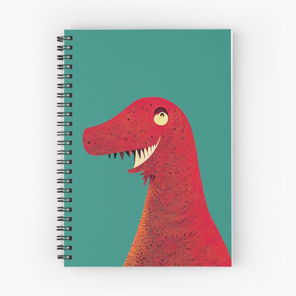 Artikelvorschau, Dr. Seuss inspirierte Dinosaurier | Glücklicher roter Dinosaurier | T-Rex entworfen und verkauft von ThePurpleMelon.
