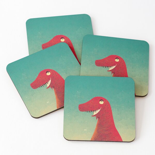 Item preview, Dr Seuss inspired Dinosaur | Happy red dinosaur | T-rex designed and sold by ThePurpleMelon.
