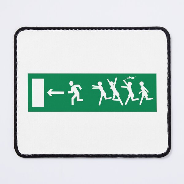 Item preview, Emergency Exit Sign - Woman Attraction designed and sold by Alcino Major.